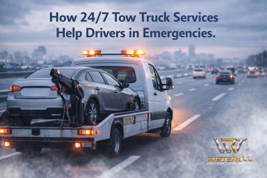 How 24x7 Tow Truck Services Help Drivers in Emergencies - WR Towing How 24x7 Tow Truck Services Help Drivers in Emergencies