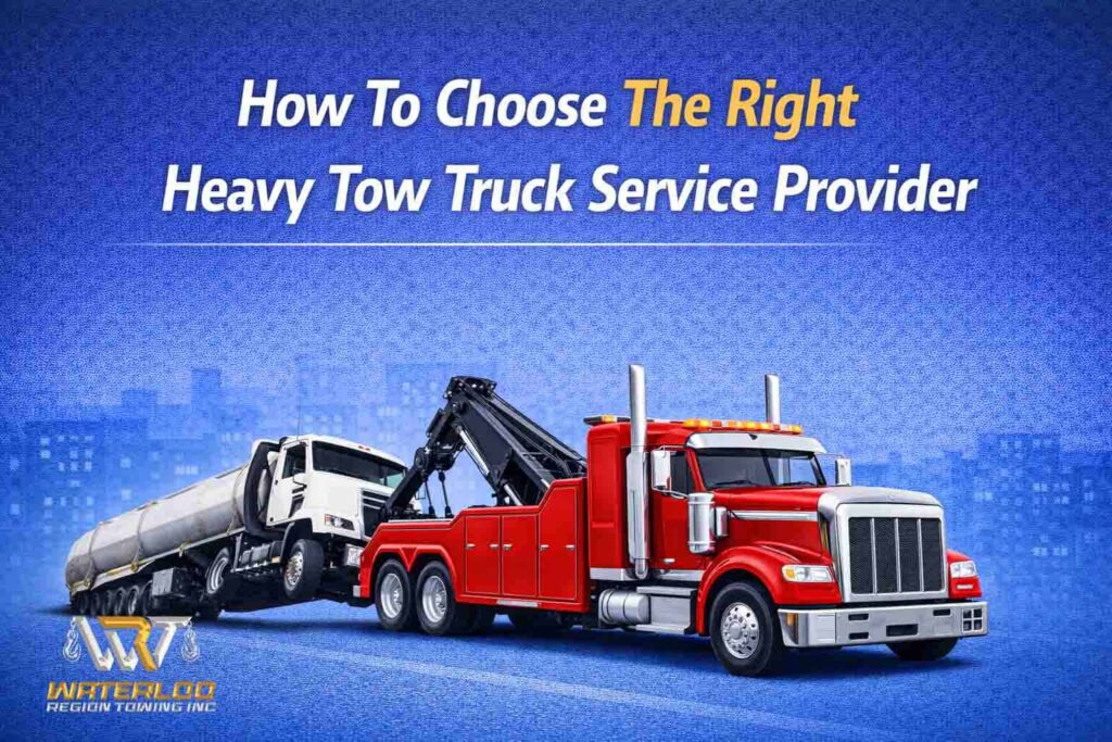How to Choose the Right Heavy Tow Truck Service Provider - WR Towing