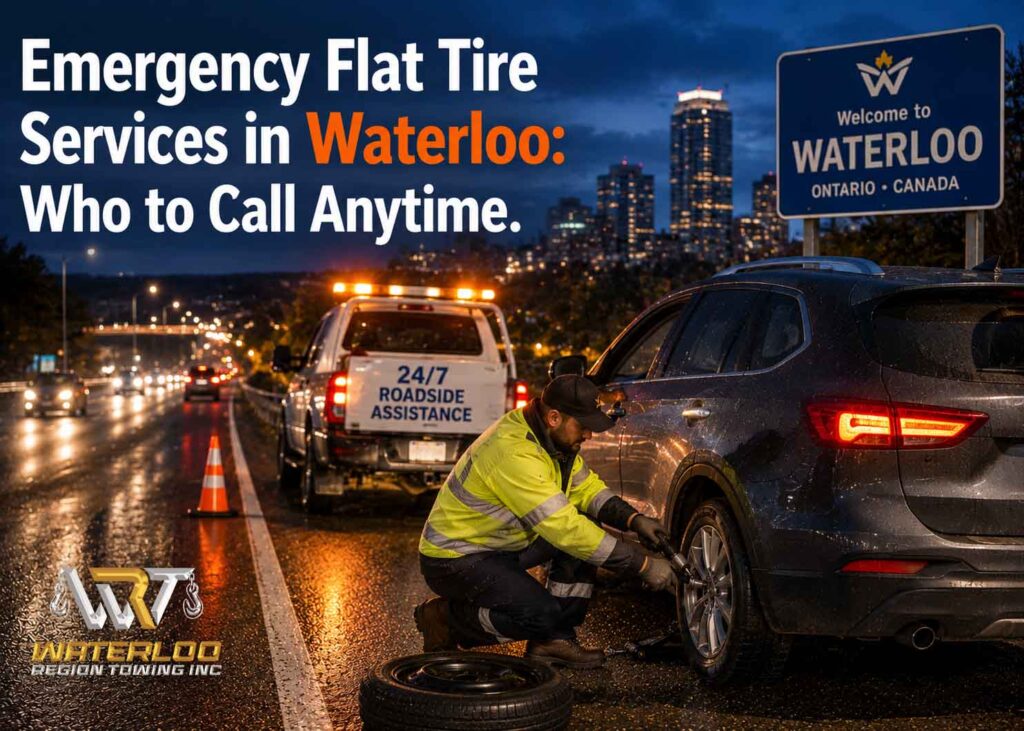 Emergency Flat Tire Services in Waterloo Who to Call Anytime - WR Towing Emergency Flat Tire Services in Waterloo Who to Call Anytime