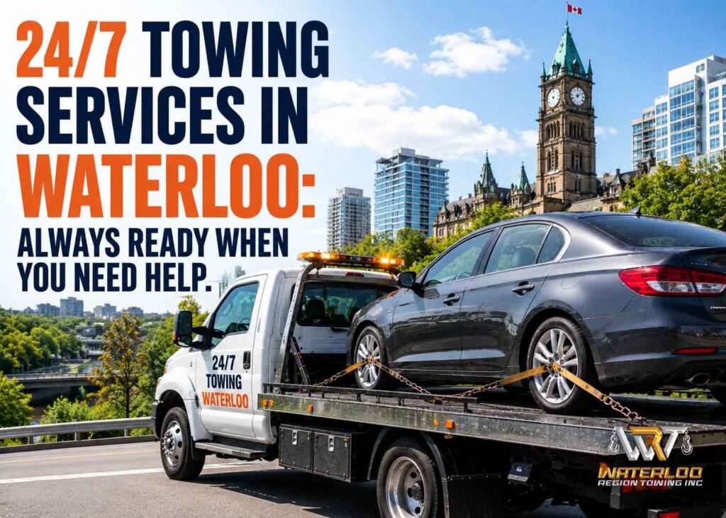24x7 Towing Services in Waterloo Always Ready When You Need Help