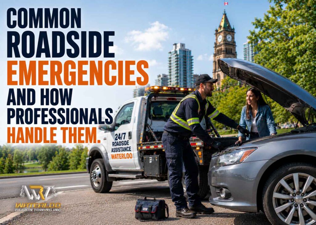 Common Roadside Emergencies and How Professionals Handle Them