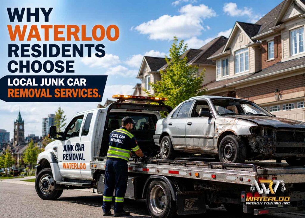 Why Waterloo Residents Choose Local Junk Car Removal Services - WR Towing Why Waterloo Residents Choose Local Junk Car Removal Services